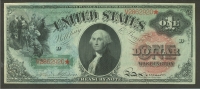Fr.0018, 1869 $1 Legal Tender "Rainbow" Note, CU